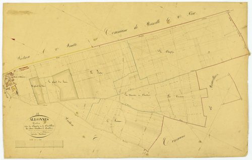 Section B, le Chapitre et Chantillon, feuille 1.