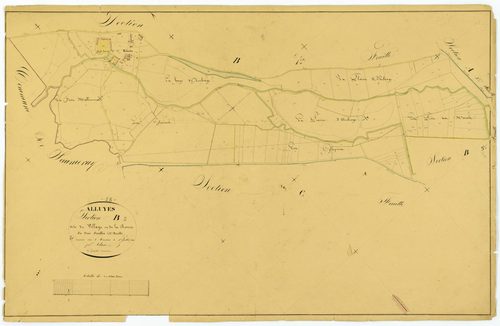 Section B, le Village et la Ronce, feuille 2.