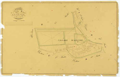 Section B, le Village et la Ronce, feuille 3.