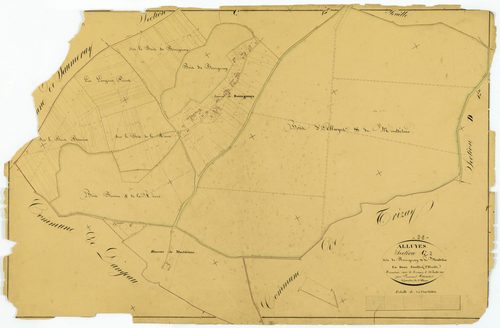 Section C, Bourgeray et Montdetour, feuille 2.