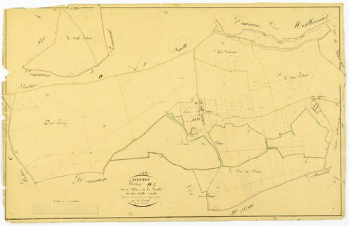 Section D, Vilbon et le Vieuville, feuille 1.