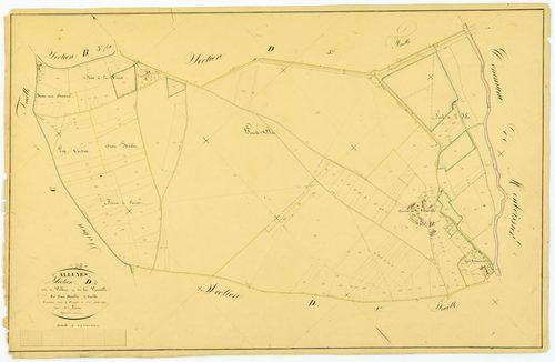 Section D, Vilbon et la Vieuville, feuille 2.
