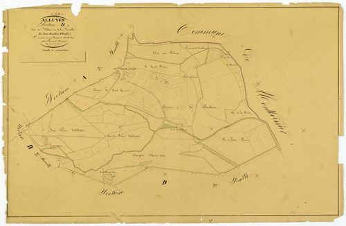 Section D, Vilbon et la Vieuville, feuille 3.