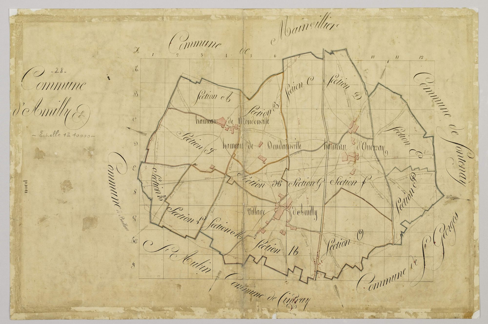 [Tableau d'assemblage de la commune d'Amilly] .