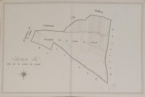 Section K, la Crotte au Renard, en une feuille.