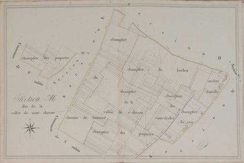 Section M, la Vallée de Saint-Chéron, en une feuille.