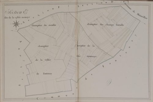 Section E, la Vallée Monaye, en une feuille.