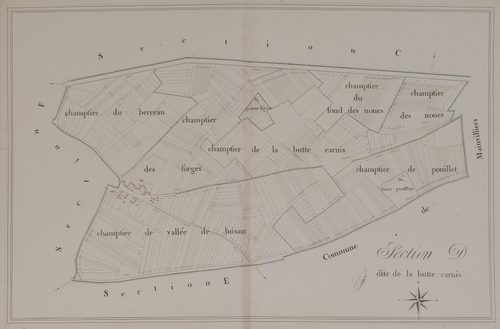 Section D, la Butte Carnis, en une feuille.