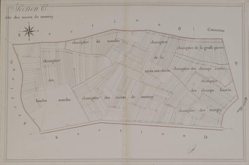 Section C, les Monts de Oueray, en une feuille.