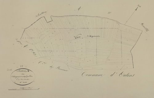 Section A, Aigremont et les Gros Prés, feuille 2.