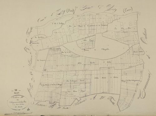 Section A, Aigremont et les Gros Prés, feuille 3.