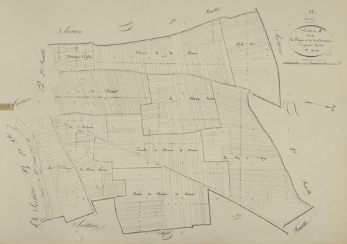 Section C, la Presse et la Dousseine, feuille 2.