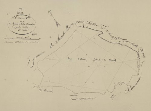 Section C, la Presse et la Dousseine, feuille 4.