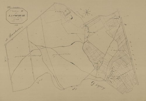 Section A, la Coudraye, feuille 2.