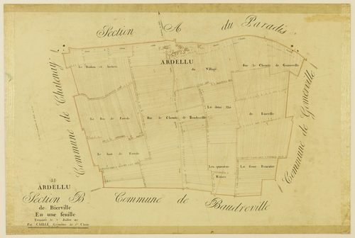 Section B, Bierville, en une feuille.
