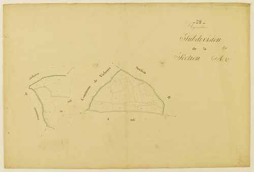 Subdivision de la section A, feuille 2.