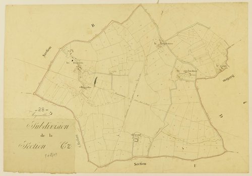 Subdivision de la section C, feuille 2.