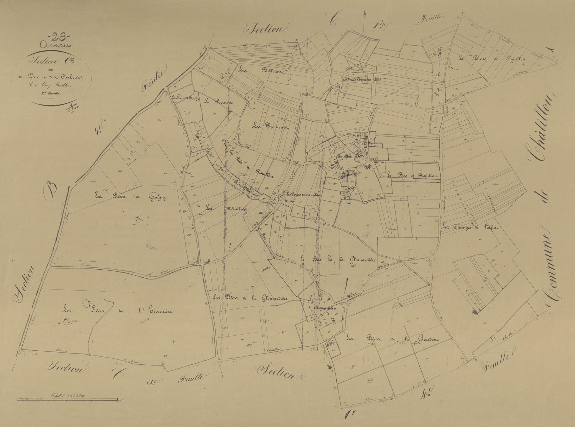 Section C, le Parc et les Crochets, feuille 2.