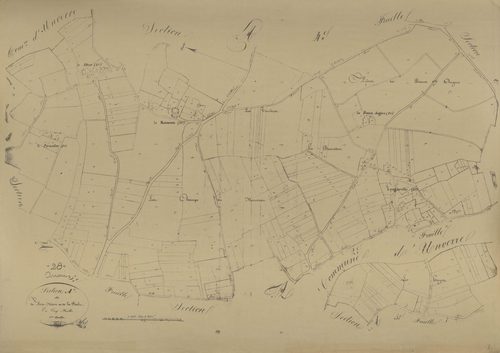 Section A, le Bois-Méan et la Forêt, feuille 1.