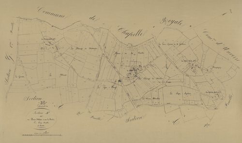 Section A, le Bois-Méan et la Forêt, feuille 5.