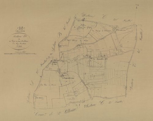 Section C, le Parc et les Crochets, feuille 3.
