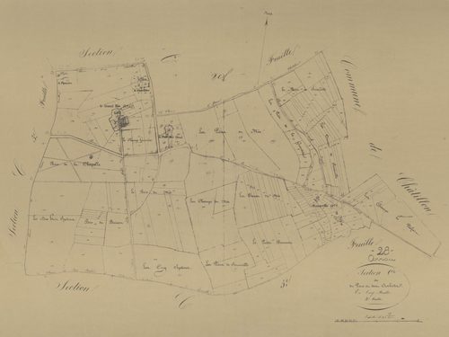 Section C, le Parc et les Crochets, feuille 4.