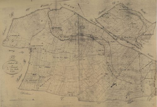 Section E, Villeneuve, feuille 1.