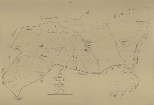 Section F, Bois Ruffin, feuille 1.