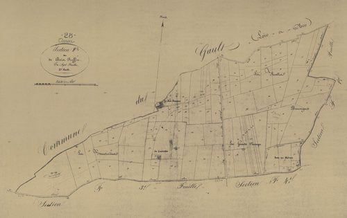 Section F, Bois Ruffin, feuille 2.