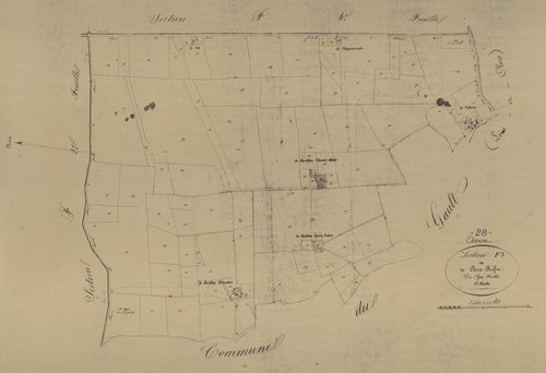 Section F, Bois Ruffin, feuille 3.