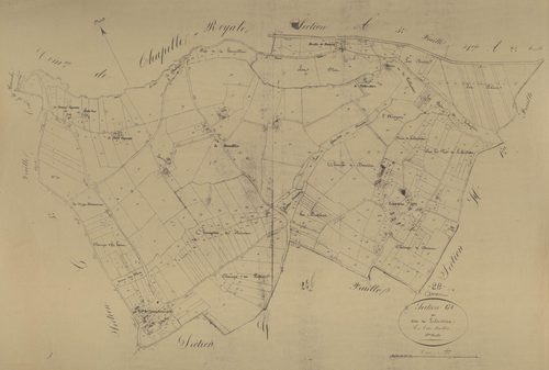Section G, Lulardière, feuille 1.