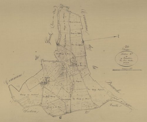 Section G, Lulardière, feuille 3.