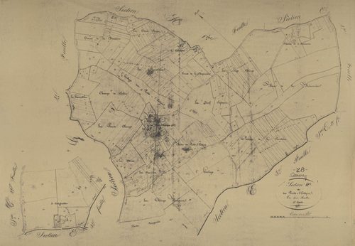 Section H, les Puits-l'Evêque, feuille 2.