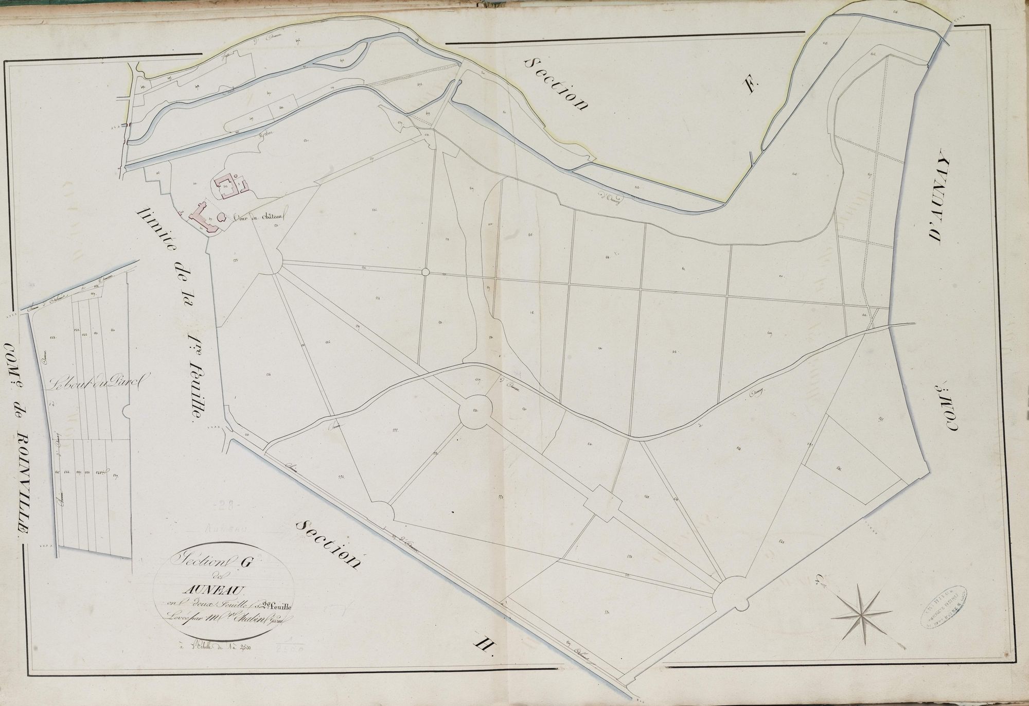Section G, Auneau, feuille 2.