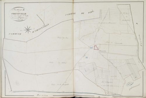 Section A, Chenevelle, feuille 1.