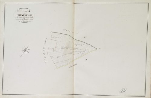 Section A, Chenevelle, feuille 2.