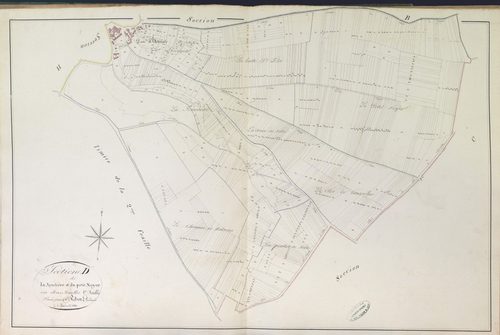 Section D, la Jonchère et le Petit Noyer, feuille 1.