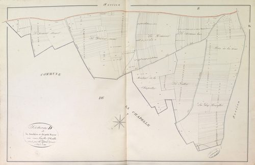 Section D, la Jonchère et le Petit Noyer, feuille 2.