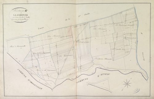 Section G, la Garenne, feuille 2.