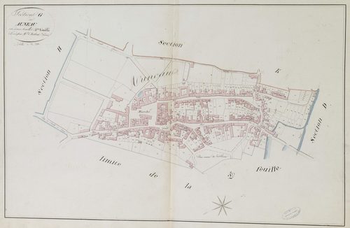 Section G, Auneau, feuille 1.
