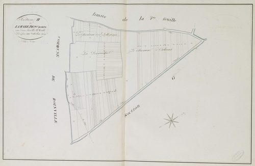Section H, la Mare des Champs, feuille 2.