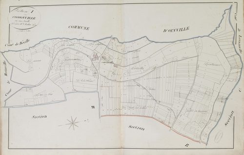 Section I, Cossonville, en une feuille.