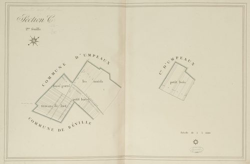 Section C, Cherville, feuille 2.