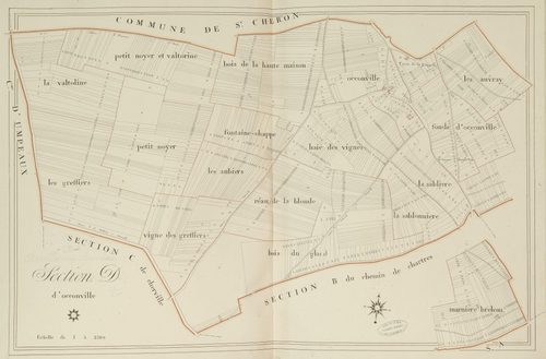 Section D, Occonville, en une feuille.