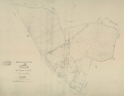 Section A, Beaumont et la Butte, feuille 1.