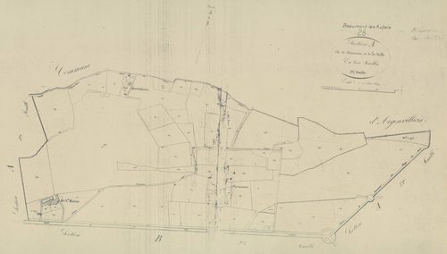 Section A, Beaumont et la Butte, feuille 2.