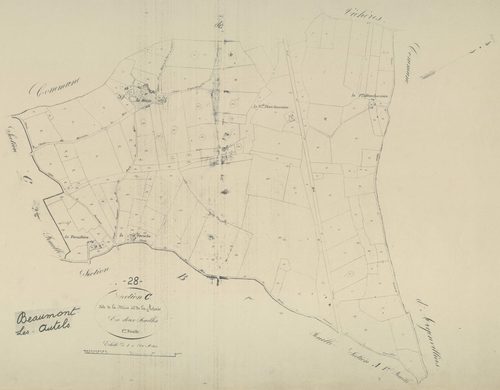 Section C, la Mérie et le Pieterie, feuille 1.