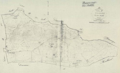 Section D, les Autels-Tuboeuf, feuille 1.