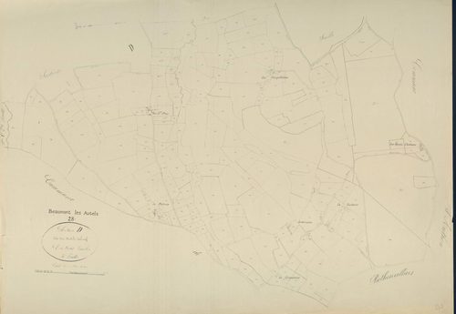 Section D, les Autels-Tuboeuf, feuille 3.
