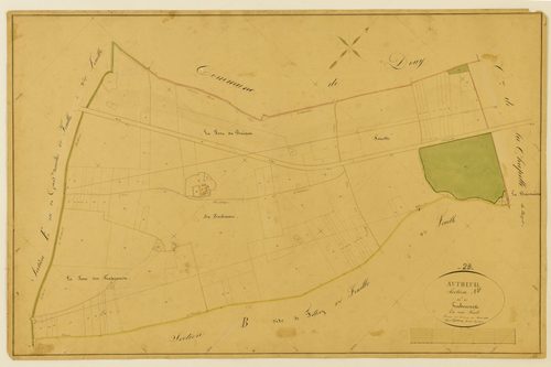 Section A, les Truhennes / Terminée sur le terrain par Monsieur Godefroy, Géomètre secondaire.